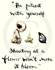 Fine Art Print | Be patient with yourself