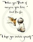Fine Art Print | When you think of everyone you love, I hope you include yourself