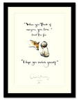 Fine Art Print | When you think of everyone you love, I hope you include yourself