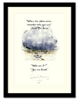 Fine Art Print | When the storm comes remember who you are