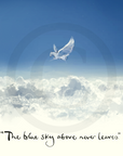 Fine Art Print | The blue sky above never leaves (portrait)