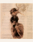 The girl and the angel with music
