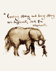 Looking strong and being strong are different — Charlie Mackesy