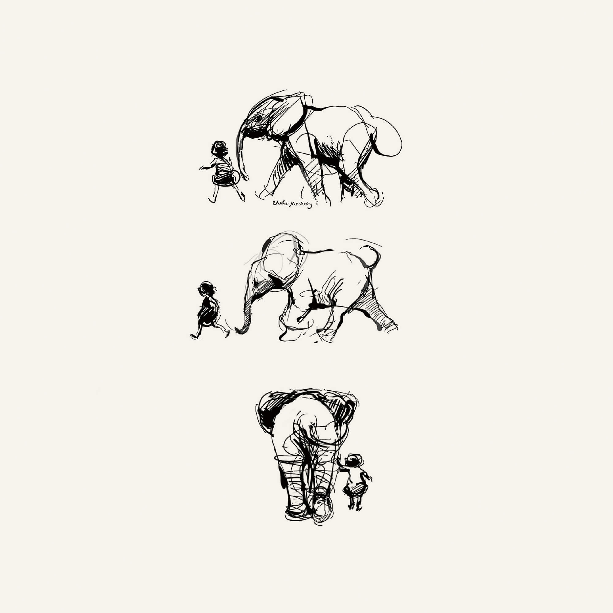 Girl & Elephant