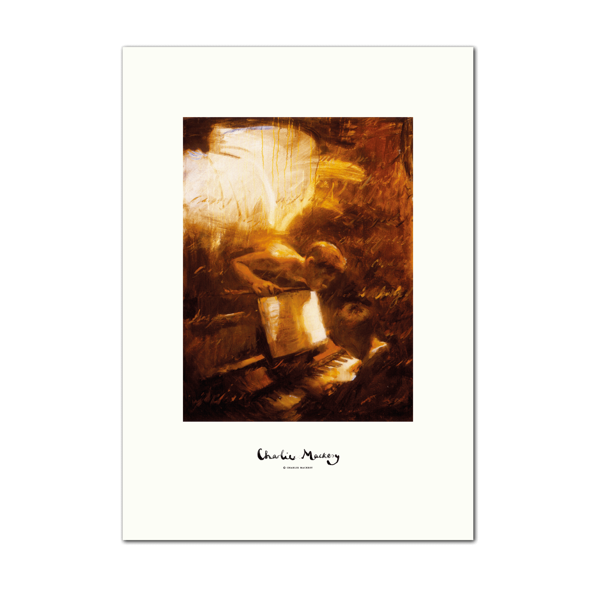 Angel and pianist