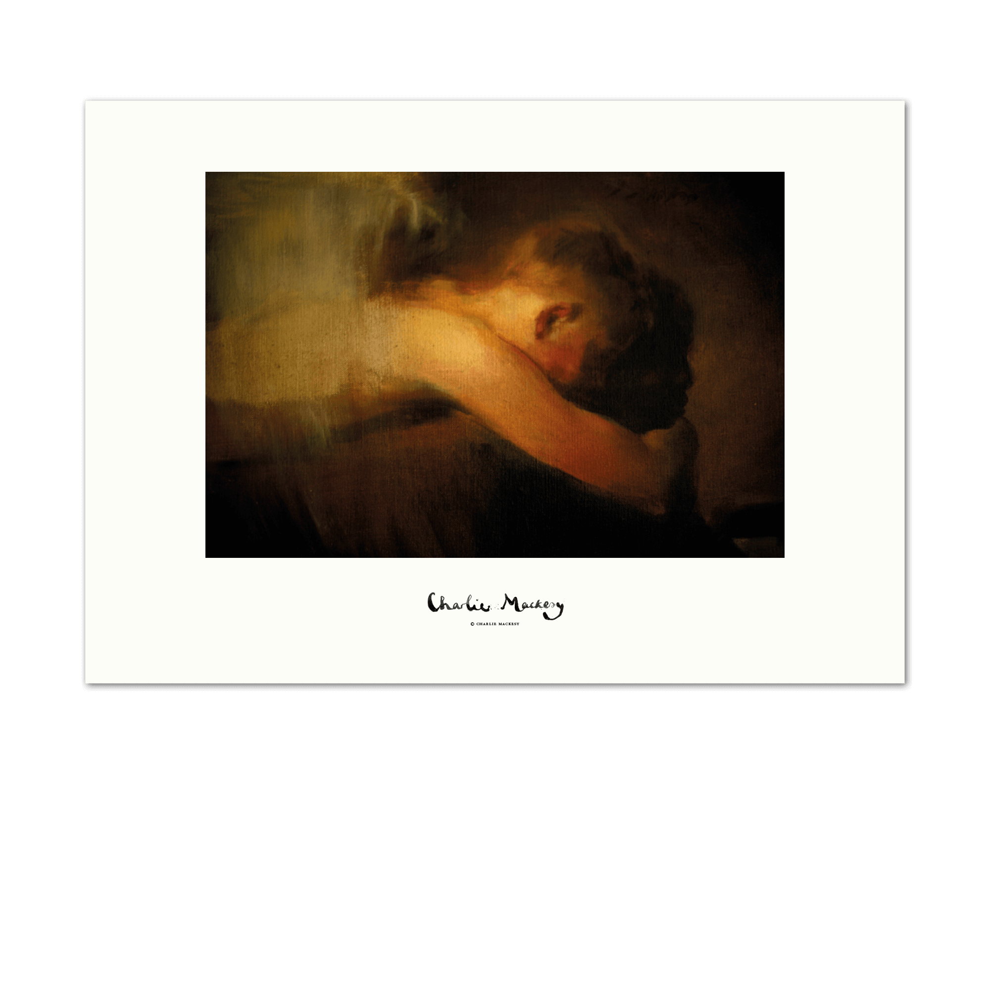 Angel Hugging Man