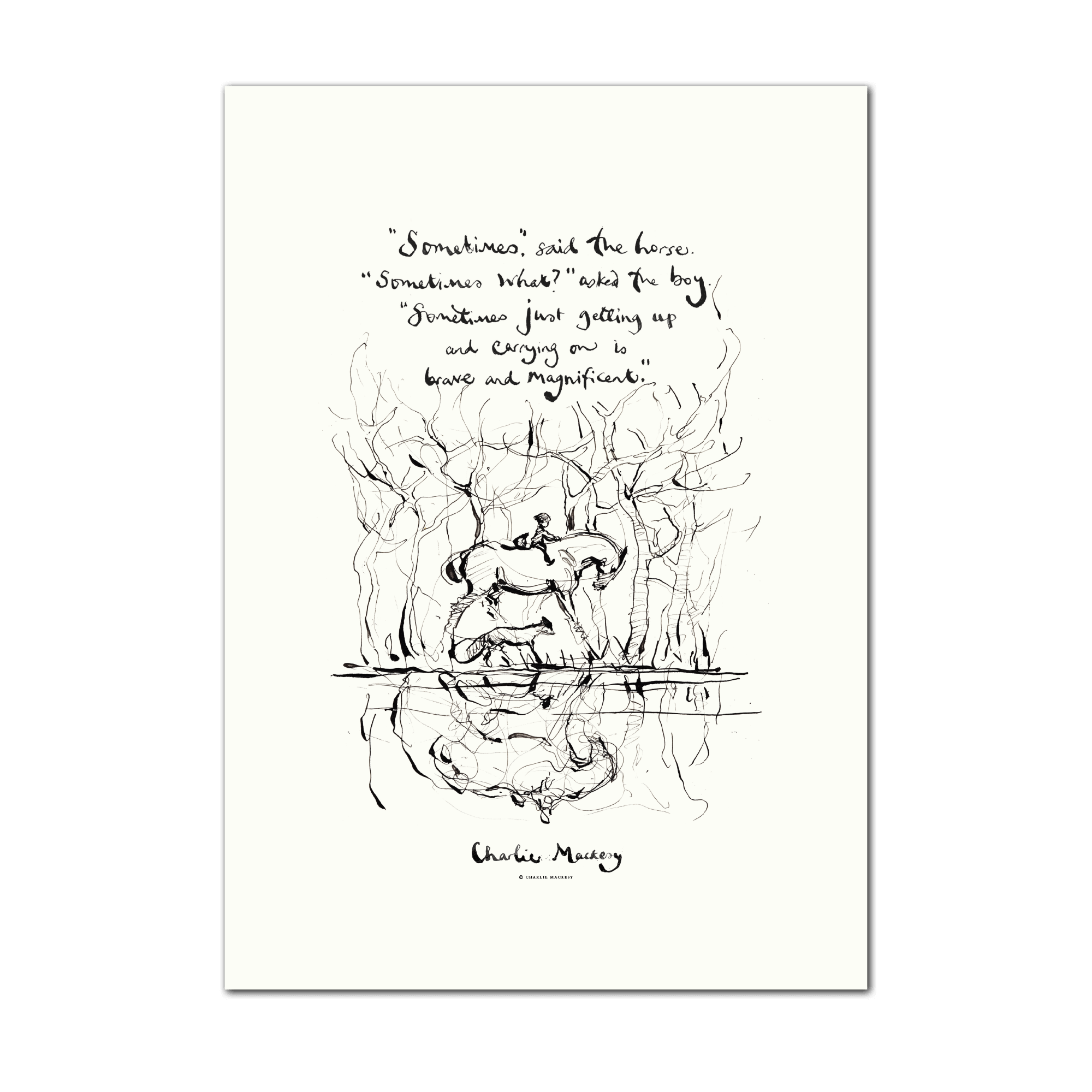 Sometimes Charlie Mackesy sometimes-charlie-mackesy