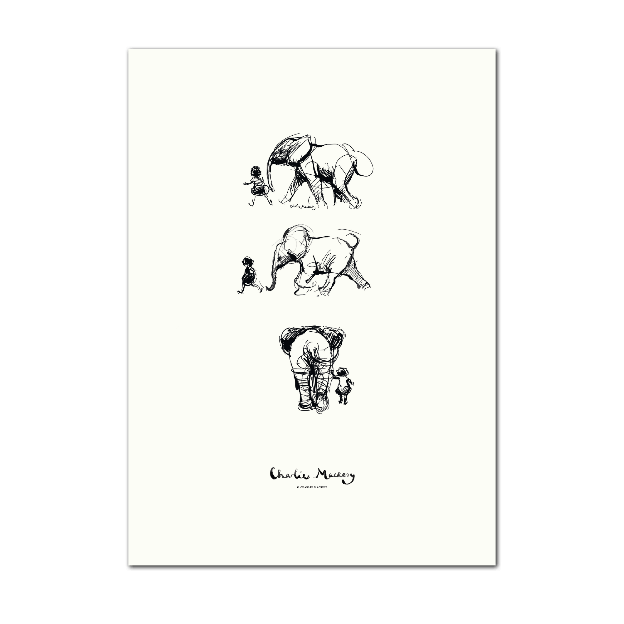 Girl & Elephant