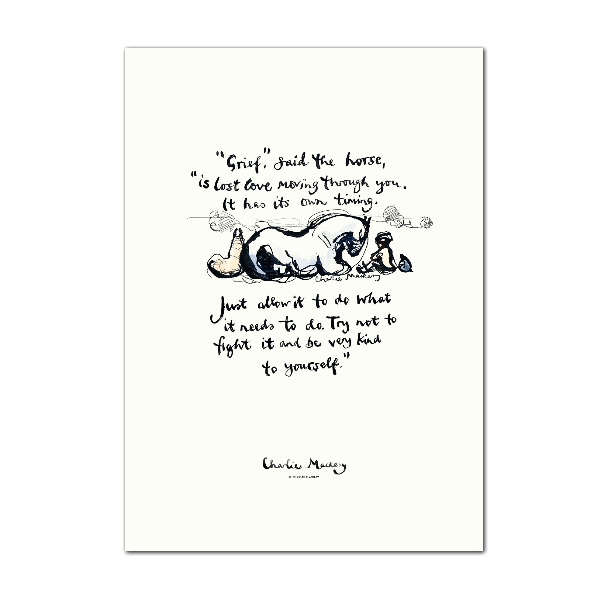 Grief is love moving through you