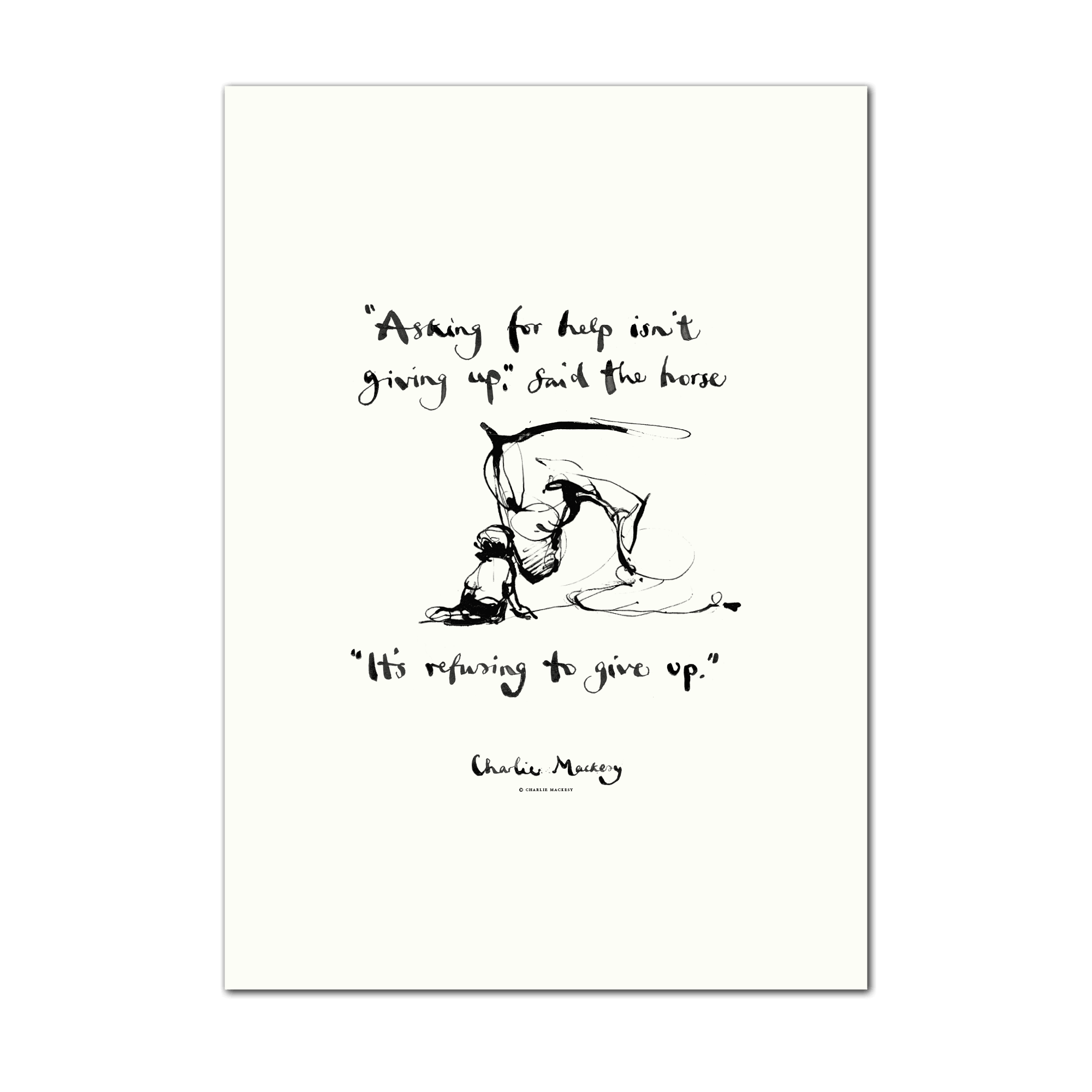 Refusing to give up
