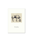 Horse with girl reading