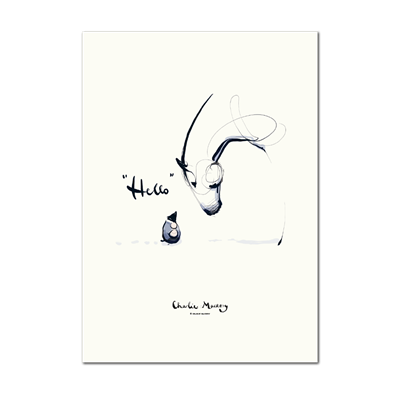 Picture of “Hello”. The mole and the horse - colour | Print