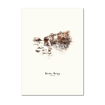 Picture of Boy and the Mole on the river | Print