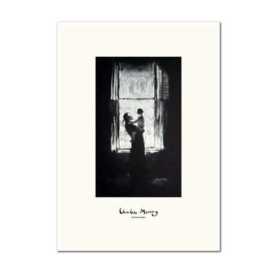 Picture of Mother and son in window | Print