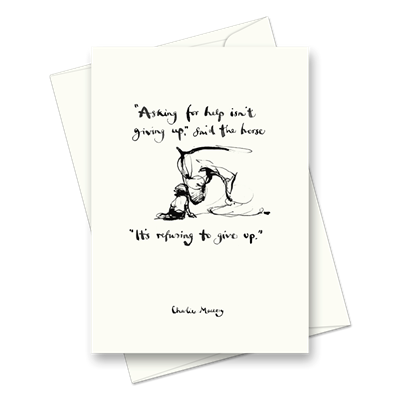 Picture of Refusing to give up | Card