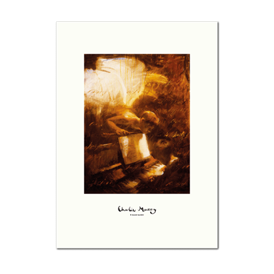 Picture of Angel and pianist | Print