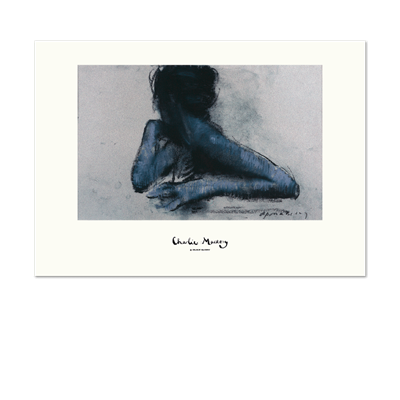 Picture of Blue girl turning | Print