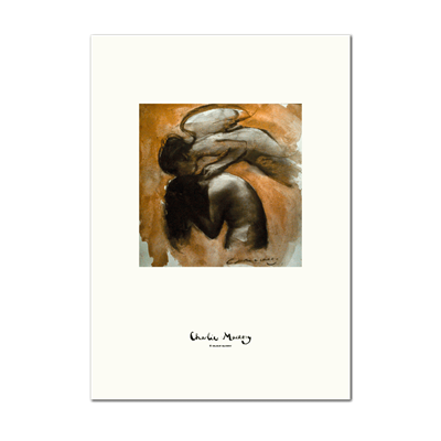 Picture of Gold angel and cellist | Print