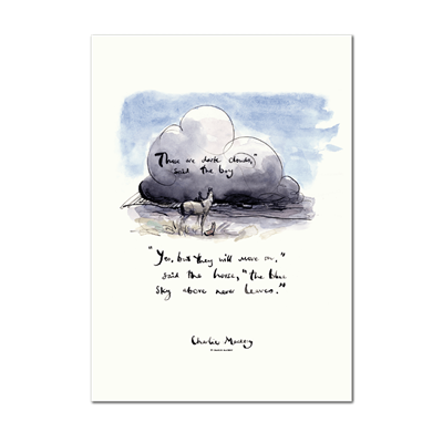 Picture of The blue sky never leaves | Print