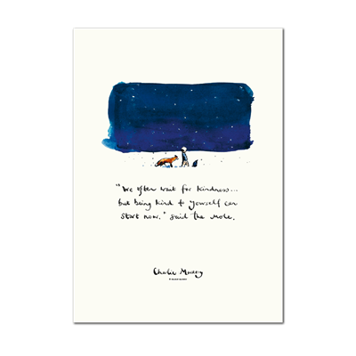 Picture of We often wait for kindness | Print