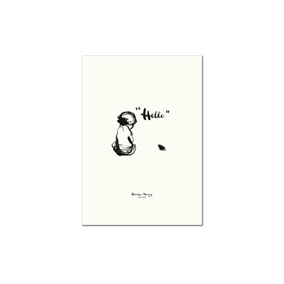 Picture of “Hello”. Boy & Mole | Print