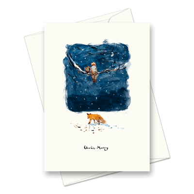 Picture of The Fox's night walk | Card