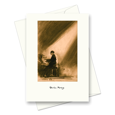 Picture of Pianist in the spotlight | Card