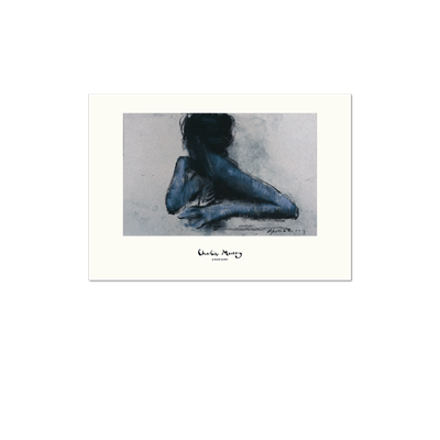 Picture of Blue girl turning | Print