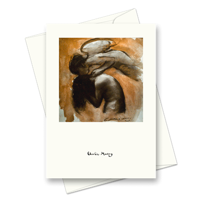 Picture of Gold angel and cellist | Card
