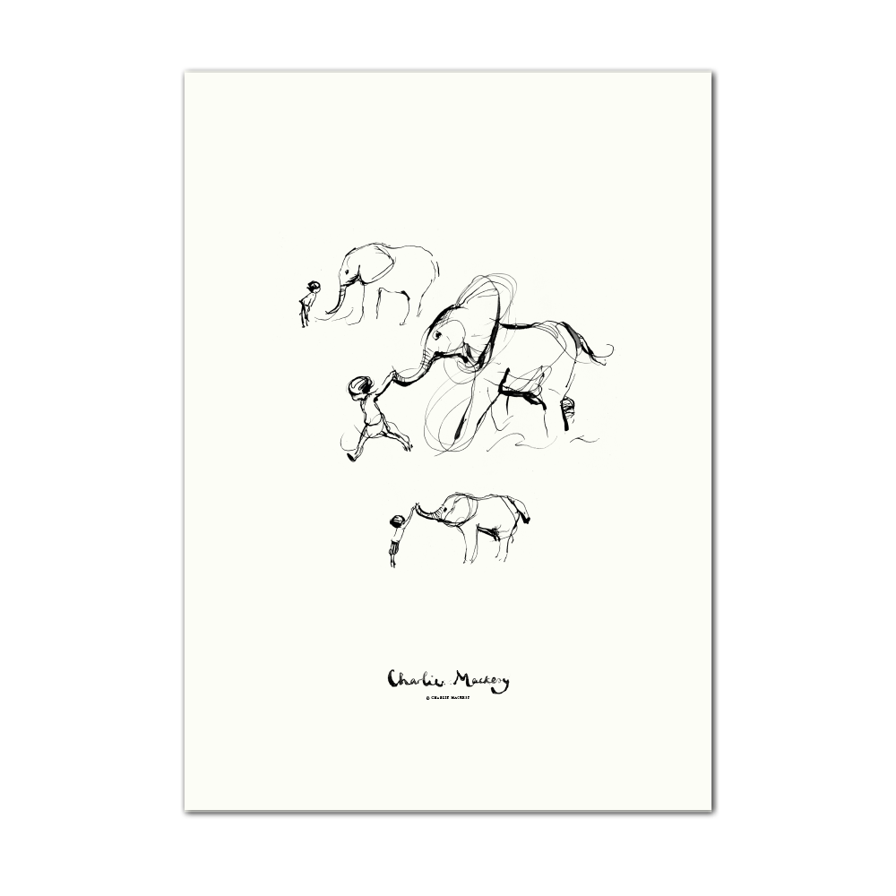 Picture of The boy and the elephant | Print