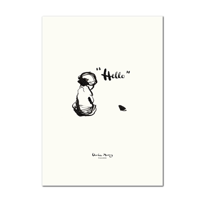 Picture of “Hello”. The boy and the mole | Print