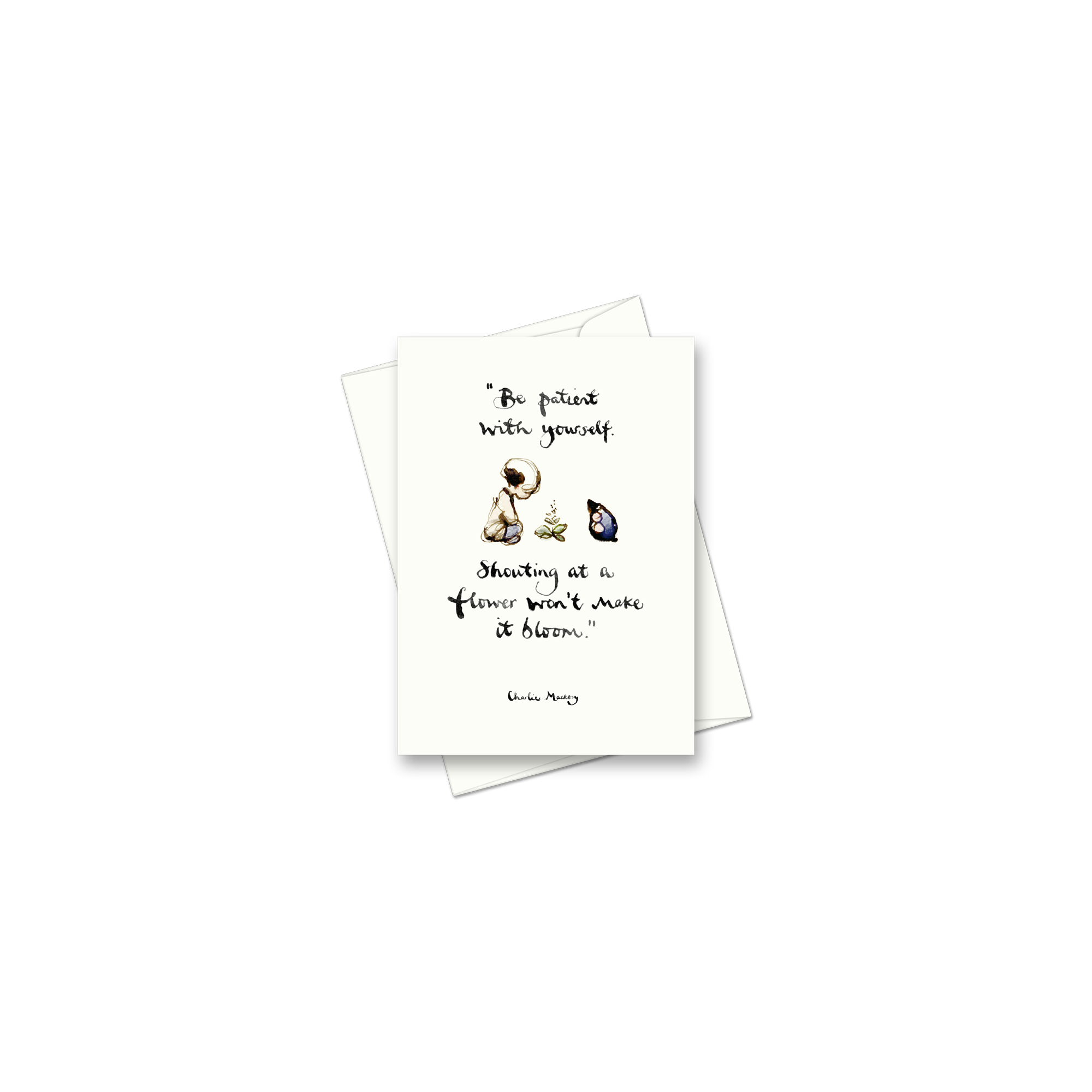 Be patient with yourself