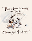 This storm is making me tired — Charlie Mackesy