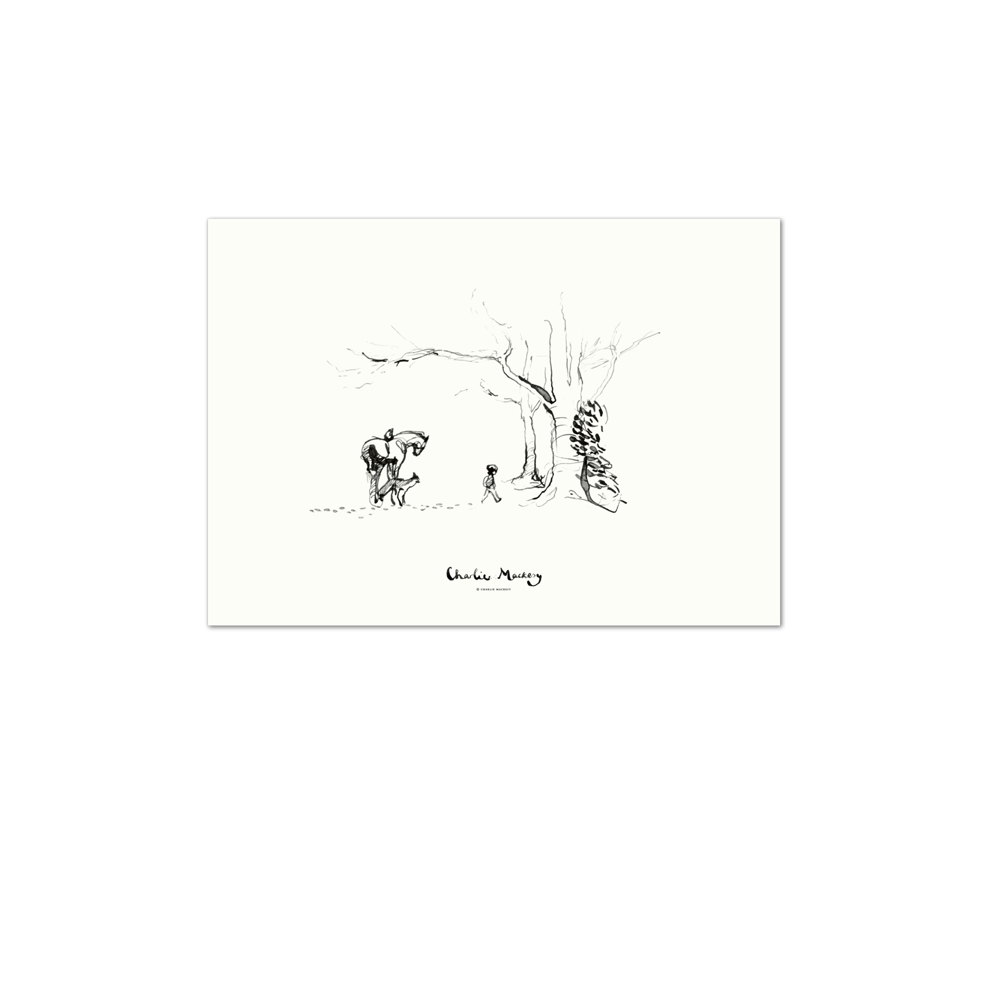 Walking into the wood