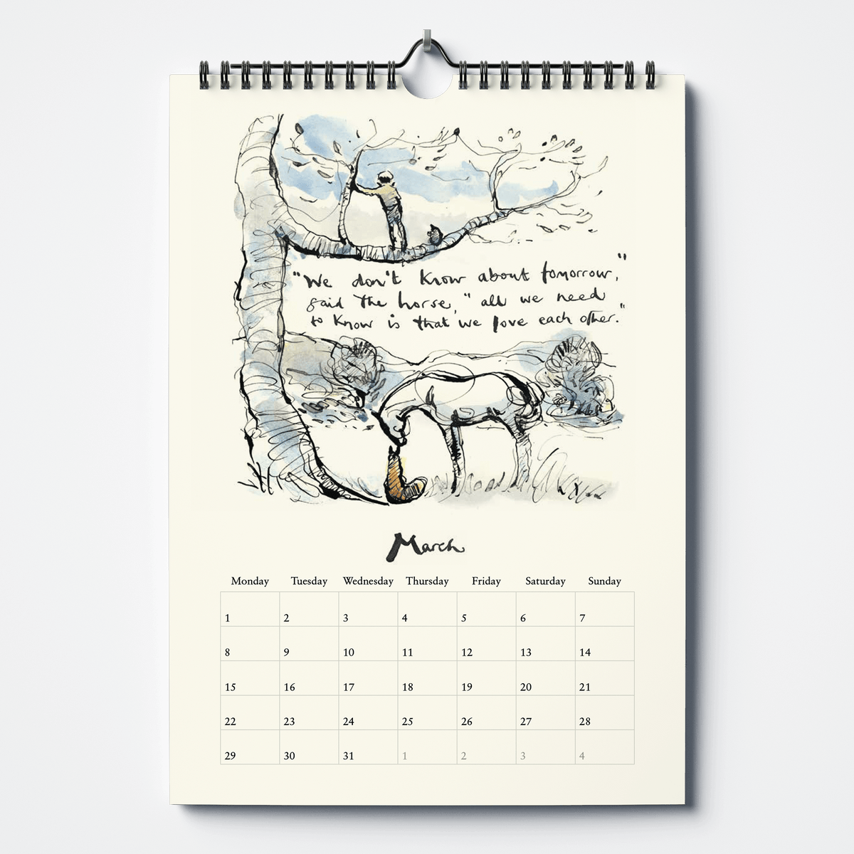 The Boy, the Mole, the Fox and the Horse | 2027 Calendar