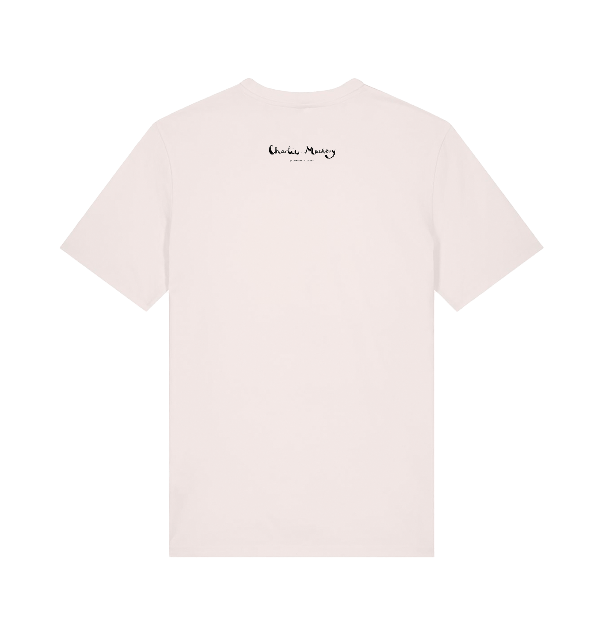 Vintage White Printed T-shirt Back
