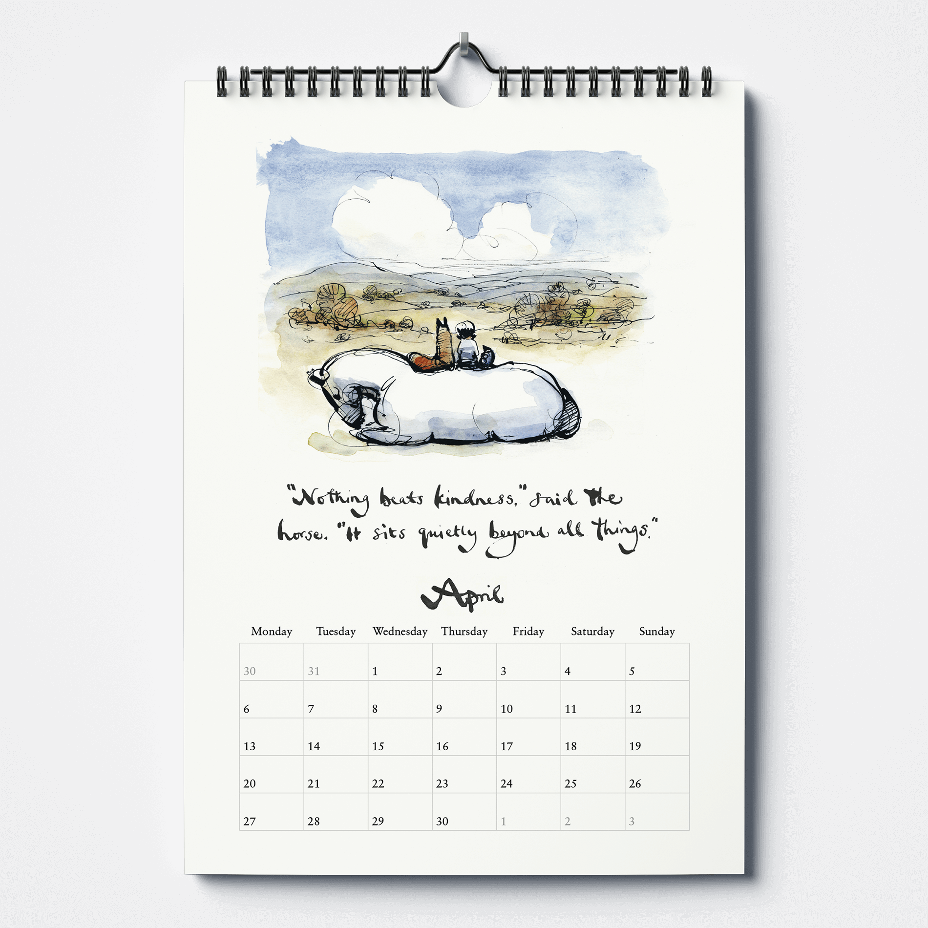 The Boy, the Mole, the Fox and the Horse | 2026 Calendar