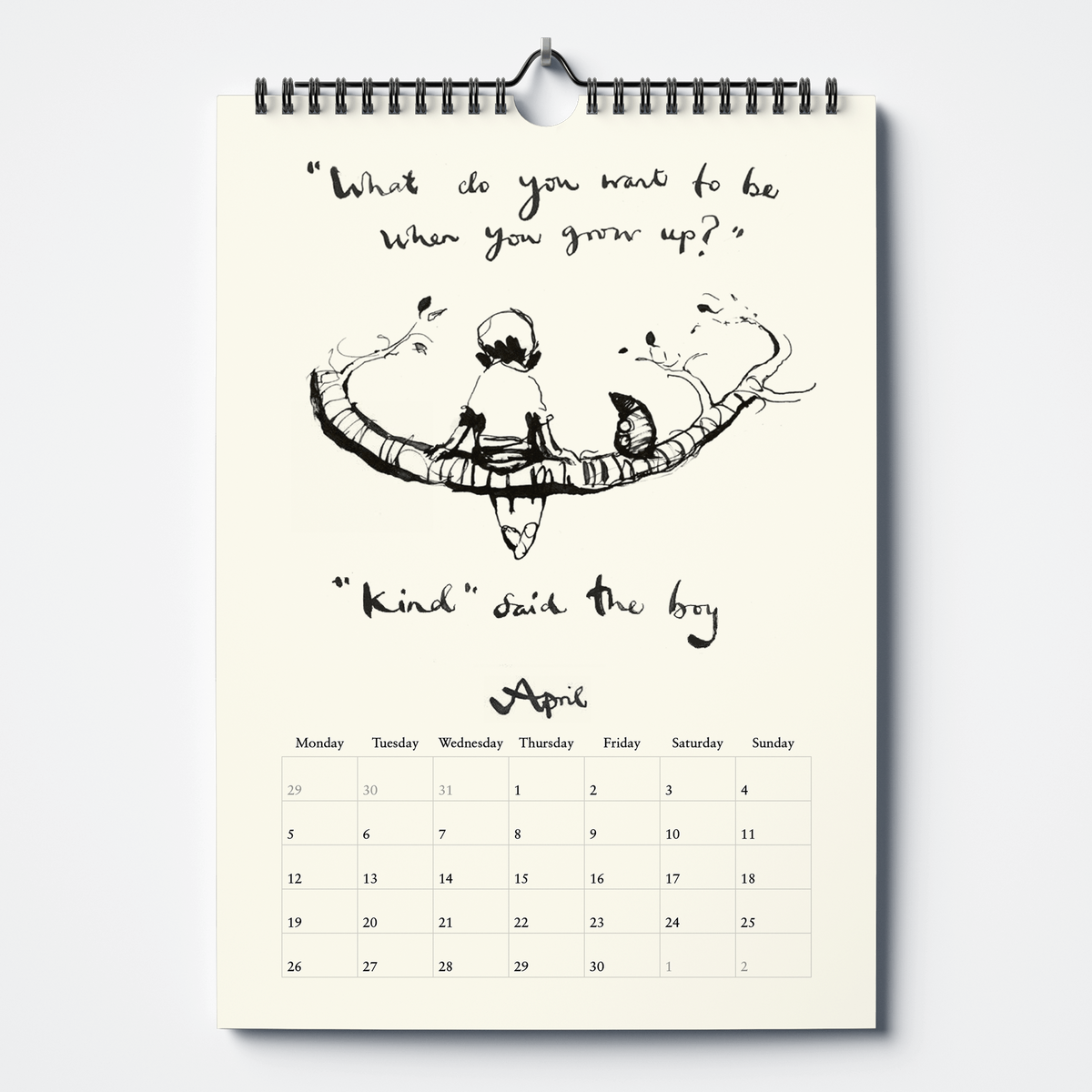 The Boy, the Mole, the Fox and the Horse | 2027 Calendar