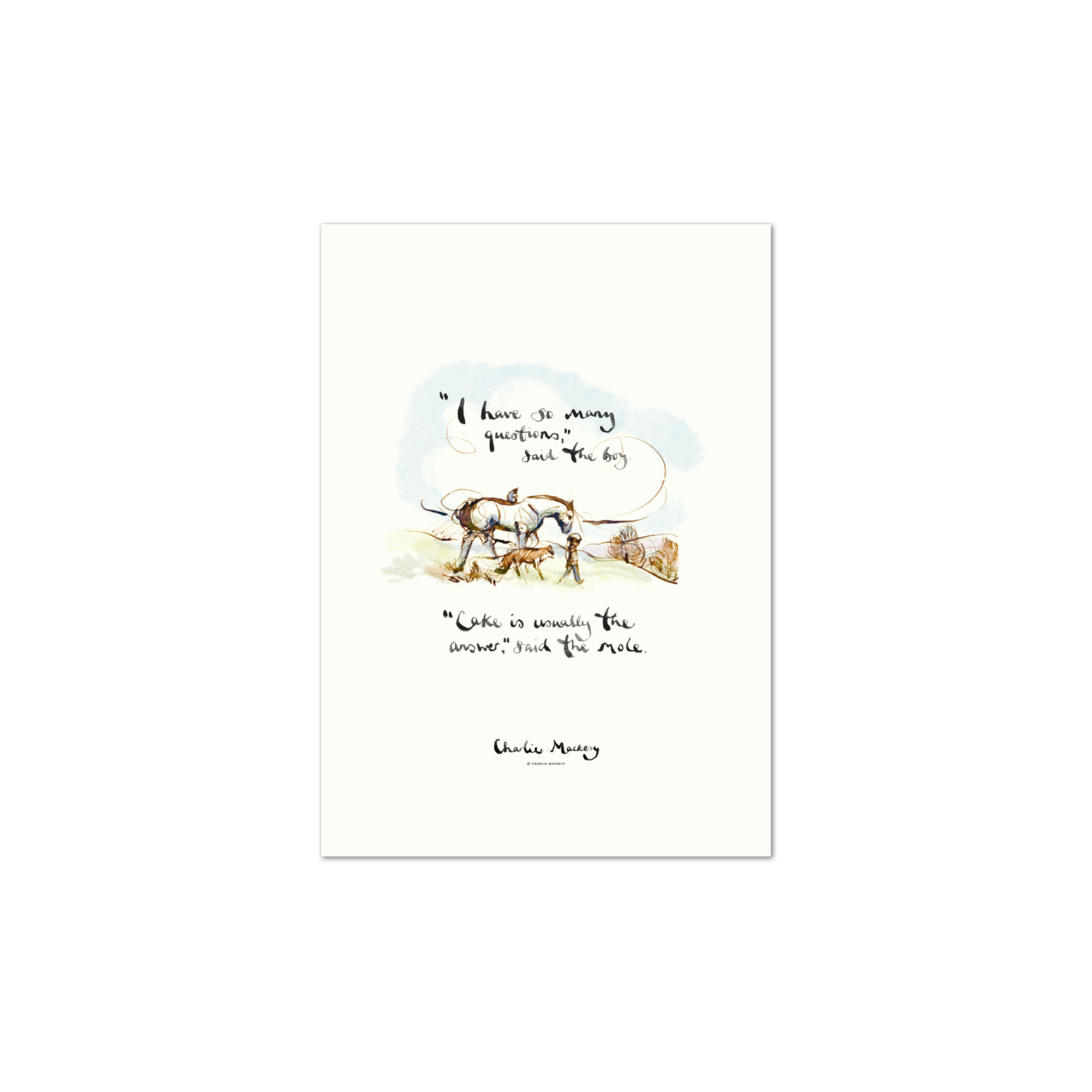 Cake is usually the answer