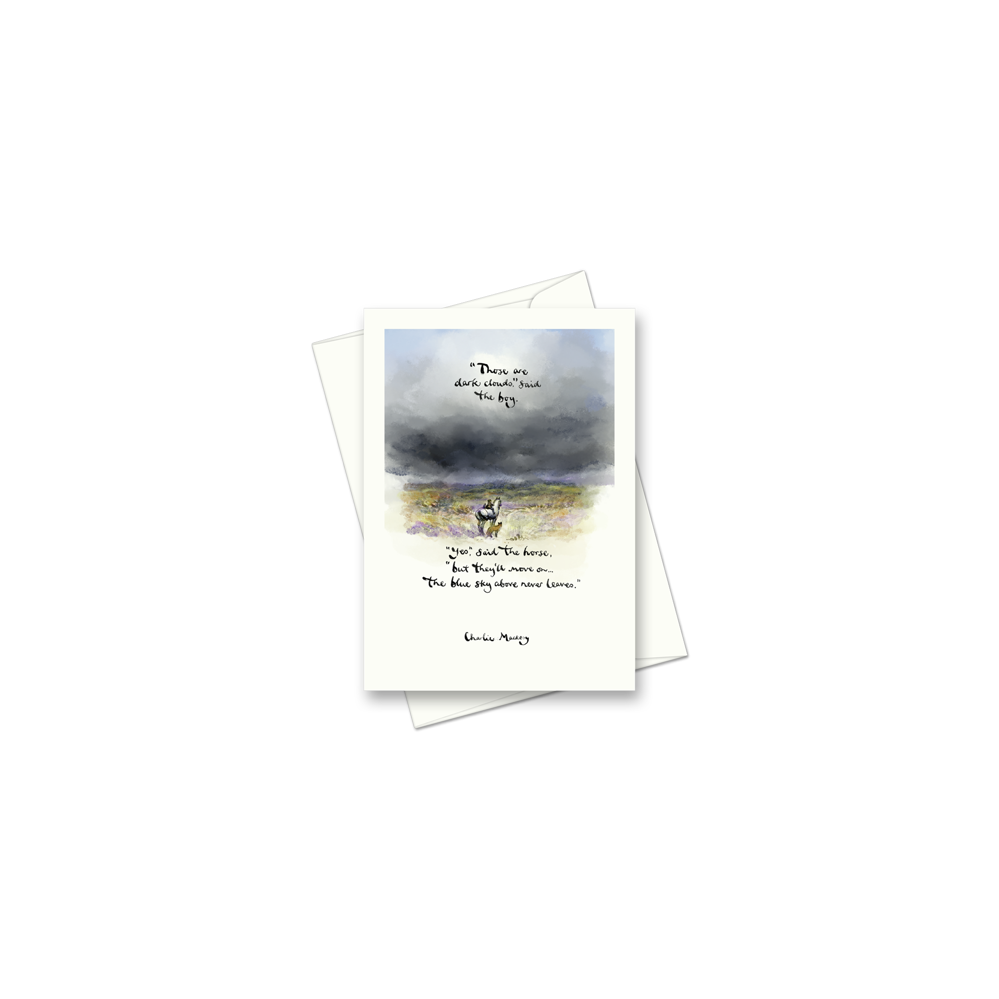 Those are dark clouds