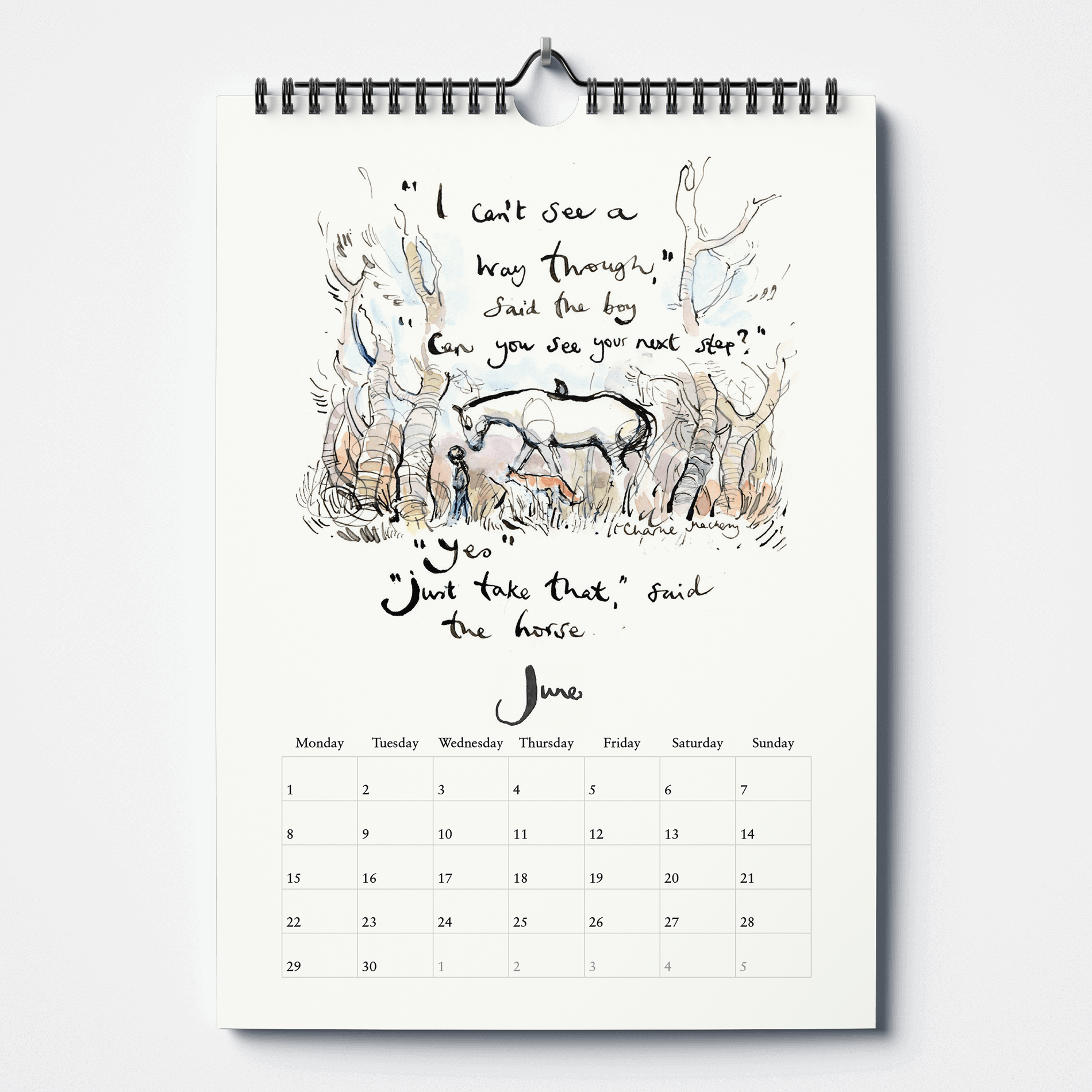 The Boy, the Mole, the Fox and the Horse | 2026 Calendar