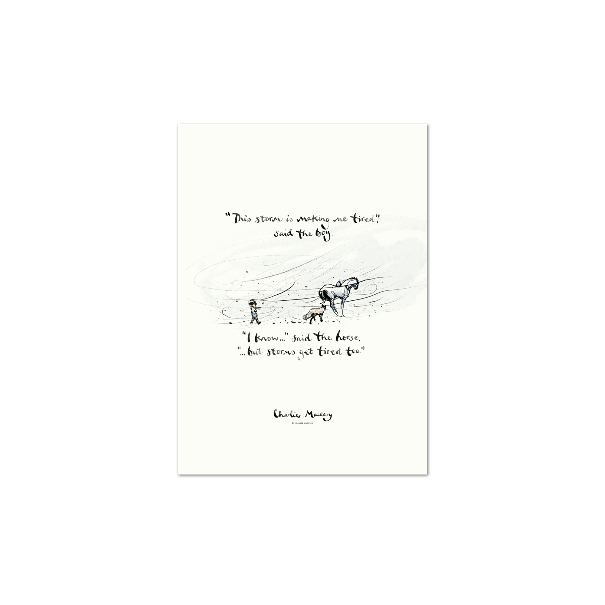 Storms get tired too