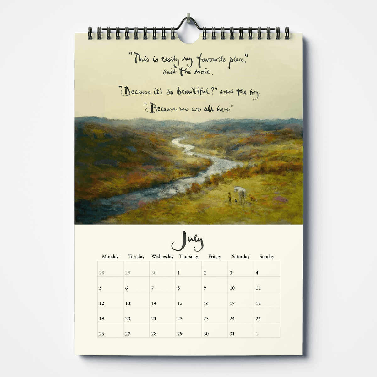 The Boy, the Mole, the Fox and the Horse | 2027 Calendar