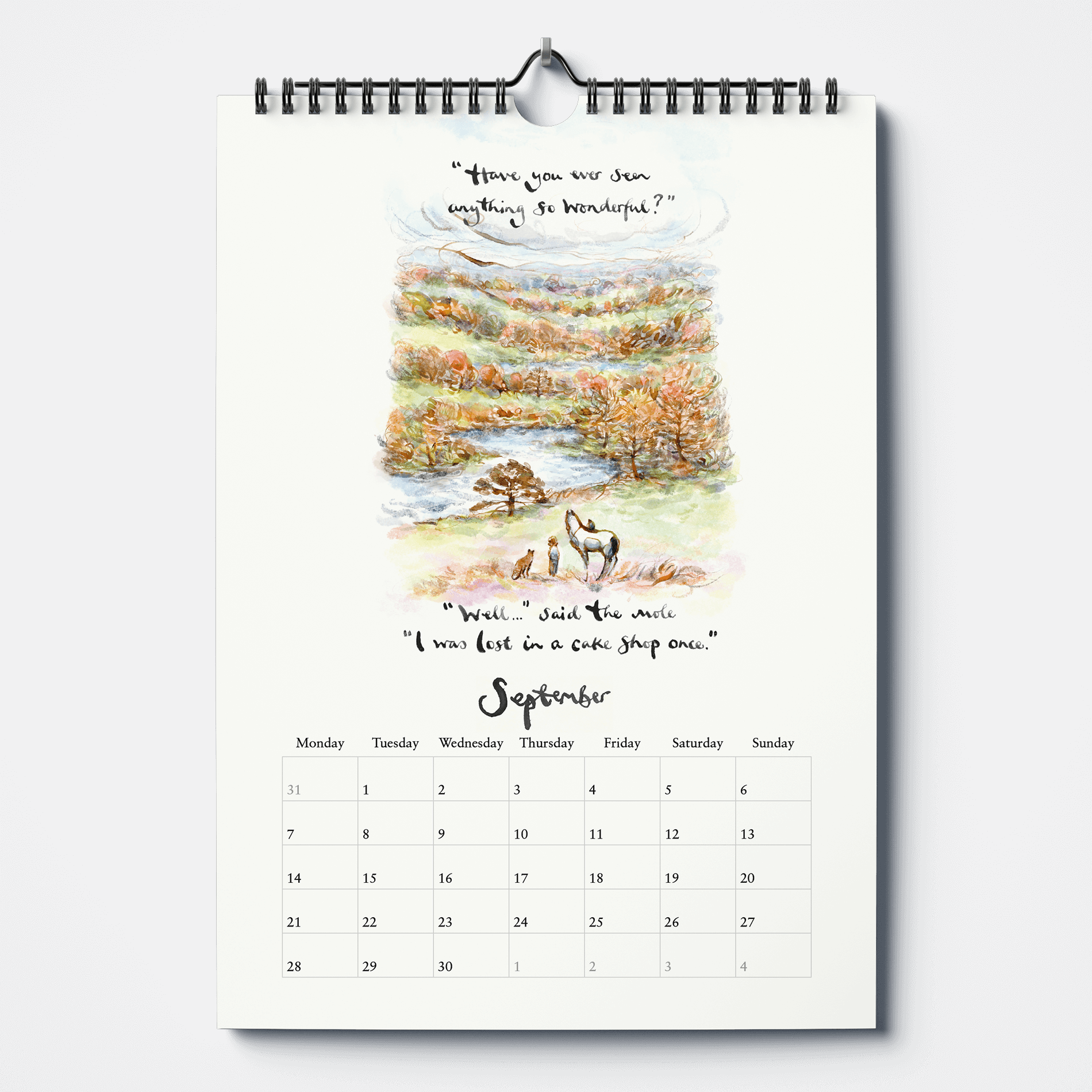 The Boy, the Mole, the Fox and the Horse | 2026 Calendar