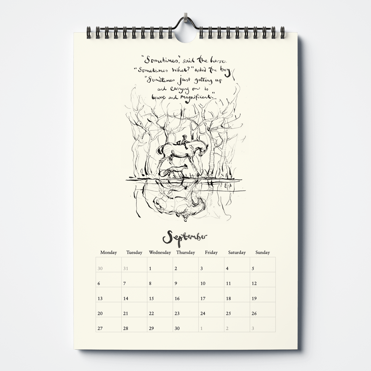 The Boy, the Mole, the Fox and the Horse | 2027 Calendar