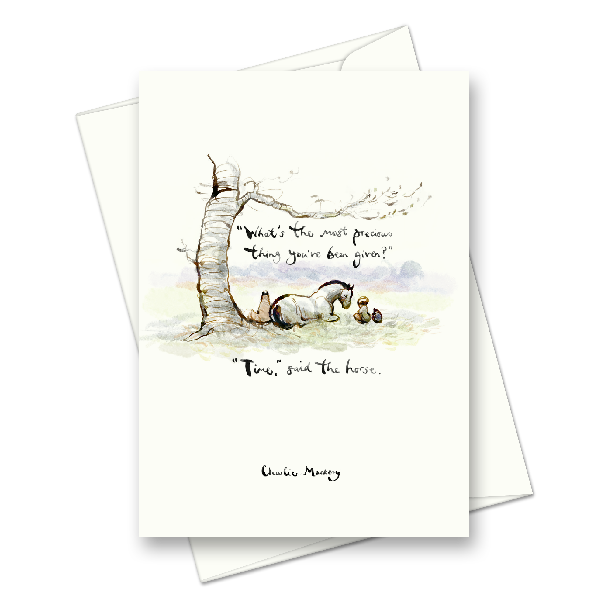Time | Charlie Mackesy Greeting Card