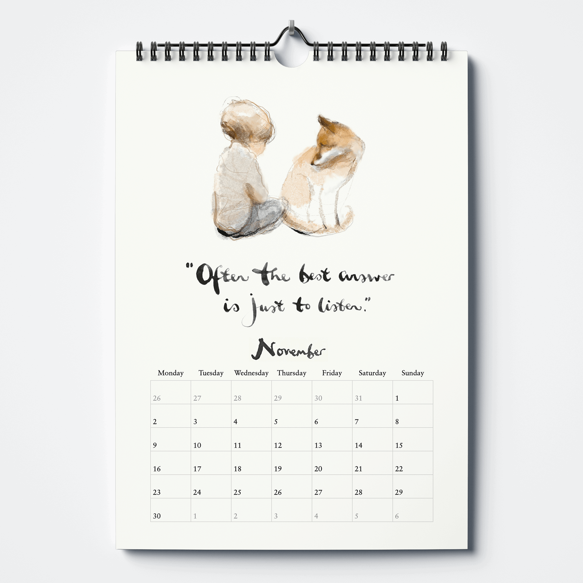 The Boy, the Mole, the Fox and the Horse | 2026 Calendar