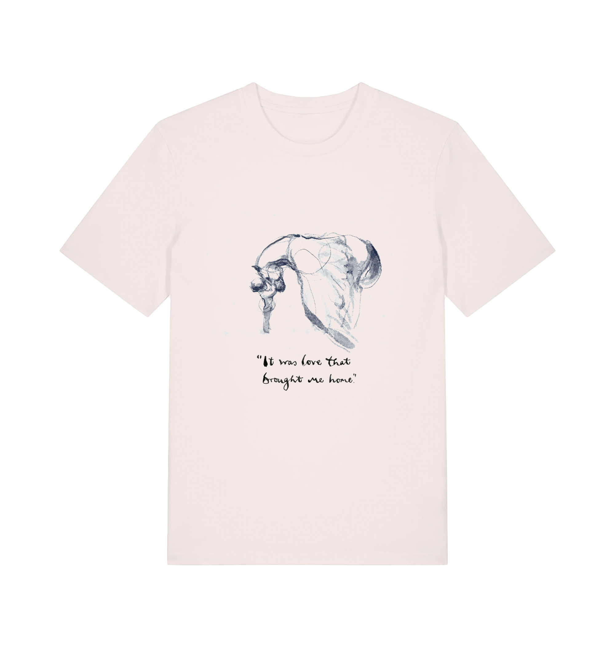 Vintage White Printed T-shirt Front