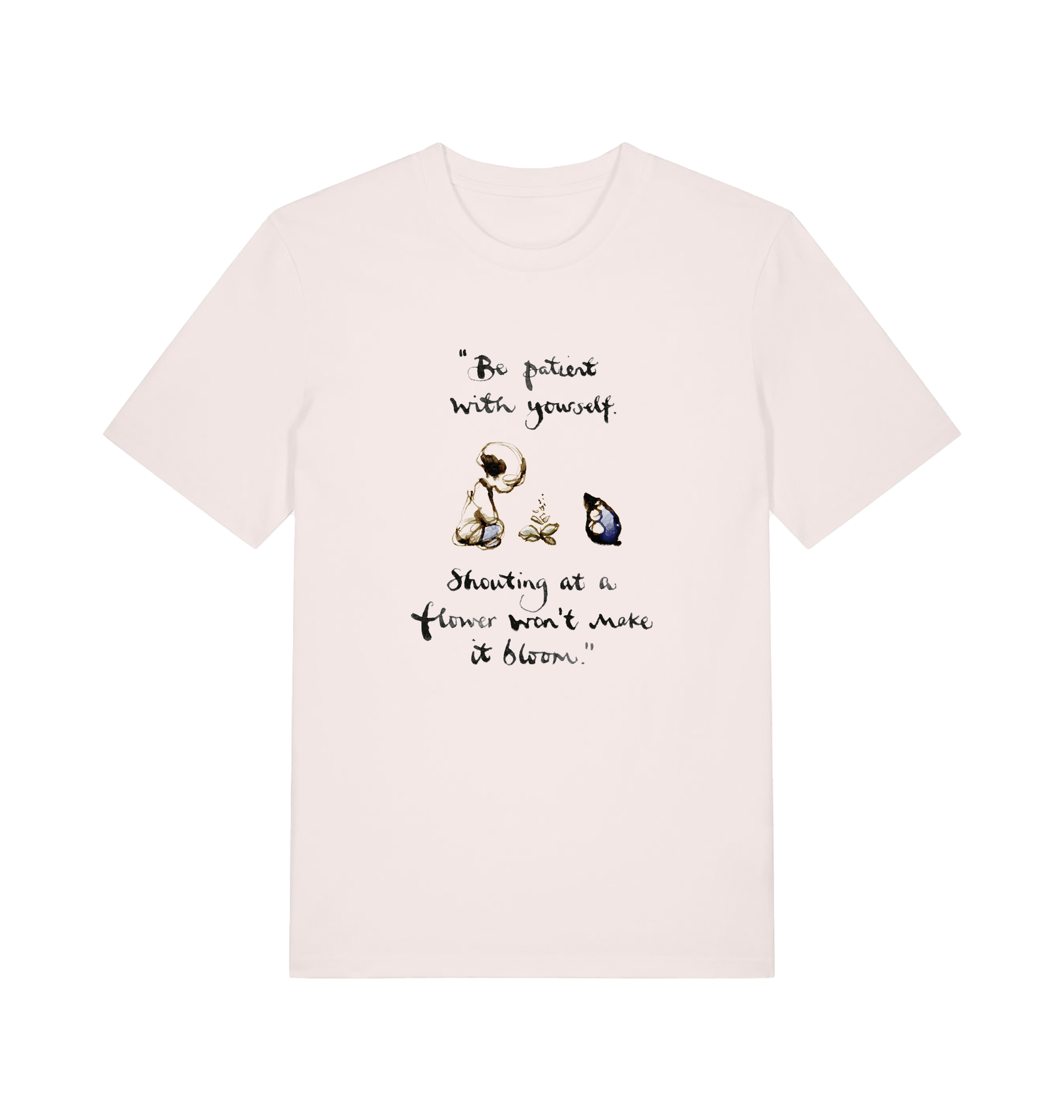 Vintage White Printed T-shirt Front