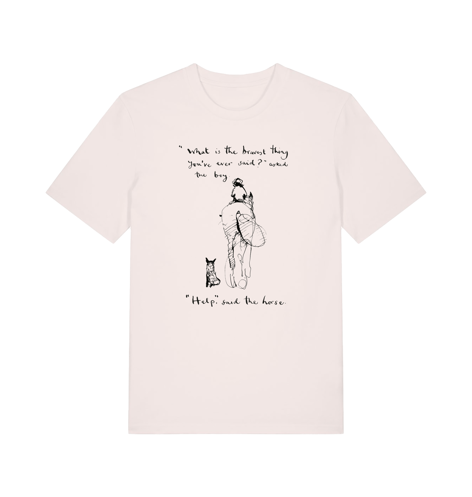 Vintage White Printed T-shirt Front